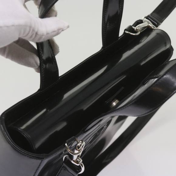 GUCCI Hand Bag Leather 2way Black 000 1013 0504 Auth ep3538 - Picture 6 of 16